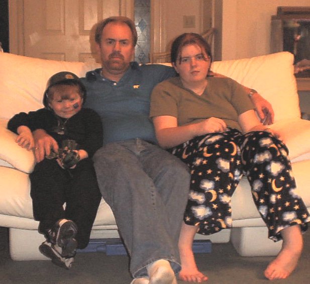 Chris, Ron, Nikki. Halloween Night