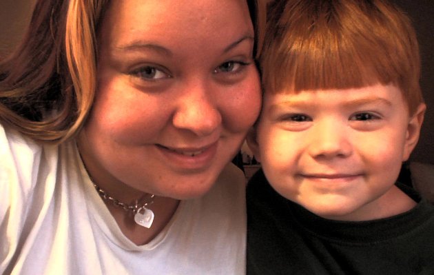 Chris and Amanda, taken in September