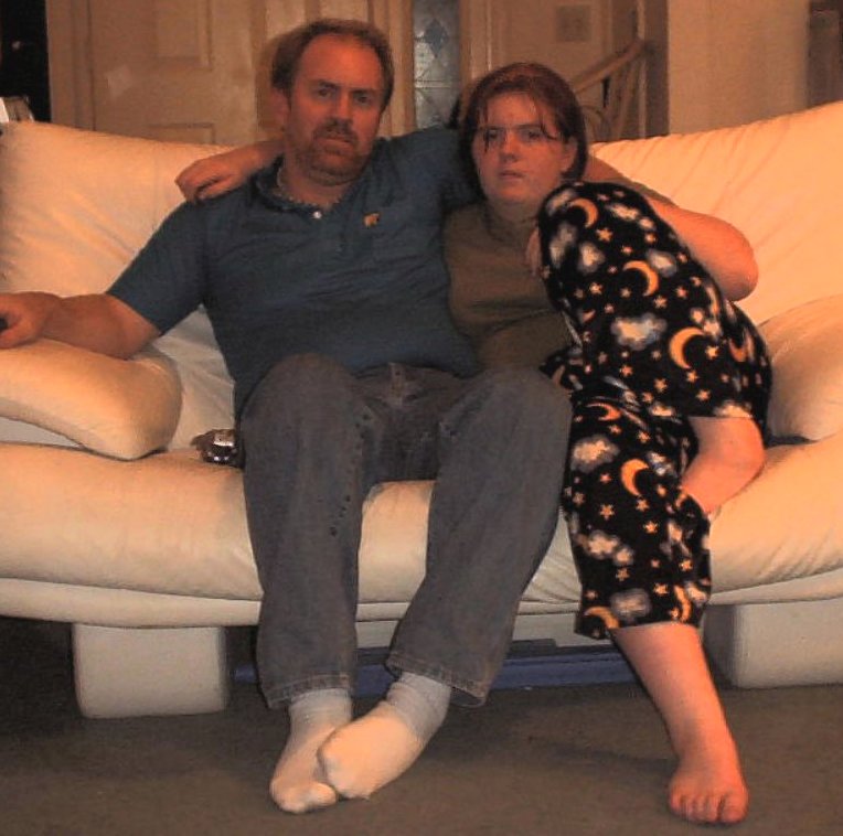 Ron and Nikki, halloween night.